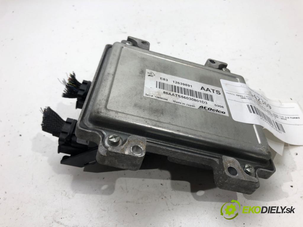 OPEL ASTRA J (P10) 2009 - 2015    1.6 Turbo (68) 132 kW [180 KM] benzyna 2009 - 2015  riadiaca jednotka Motor 12639891 (Riadiace jednotky)