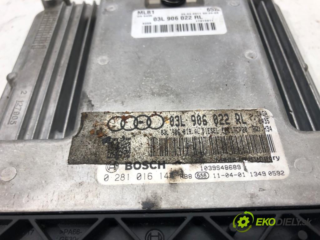 AUDI A4 B8 Avant (8K5) 2007 - 2015    2.0 TDI quattro 105 kW [143 KM] olej napędowy 2008  riadiaca jednotka Motor 03L906022RL (Riadiace jednotky)