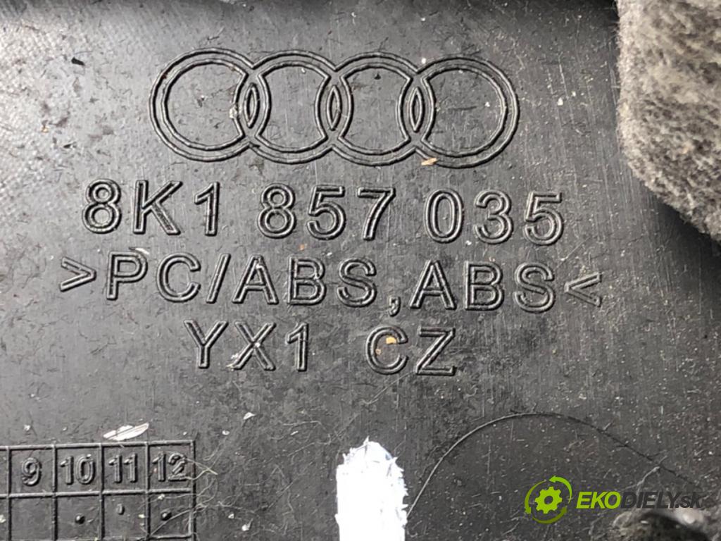 AUDI A4 B8 Avant (8K5) 2007 - 2015    2.0 TDI quattro 105 kW [143 KM] olej napędowy 2008 - 2015  Priehradka, kastlík spolujazdca  (Priehradky, kastlíky)