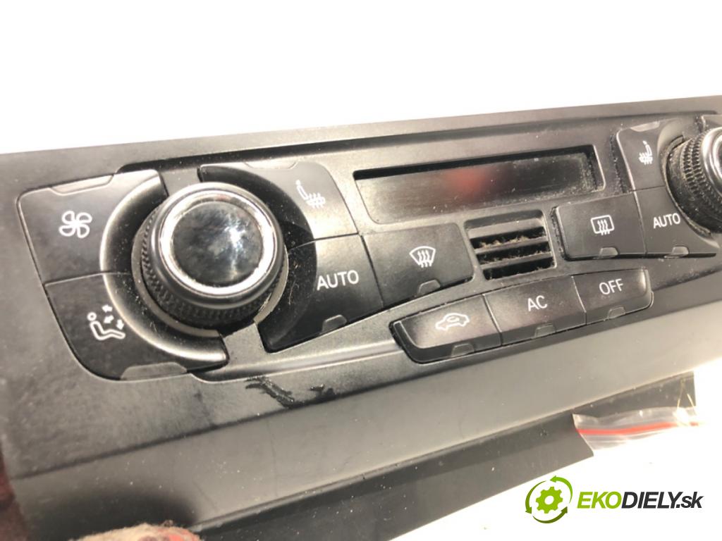 AUDI A4 B8 Avant (8K5) 2007 - 2015    2.0 TDI quattro 105 kW [143 KM] olej napędowy 2008  Panel ovládania kúrenia 8T1820043AK (Prepínače, spínače, tlačidlá a ovládače kúrenia)