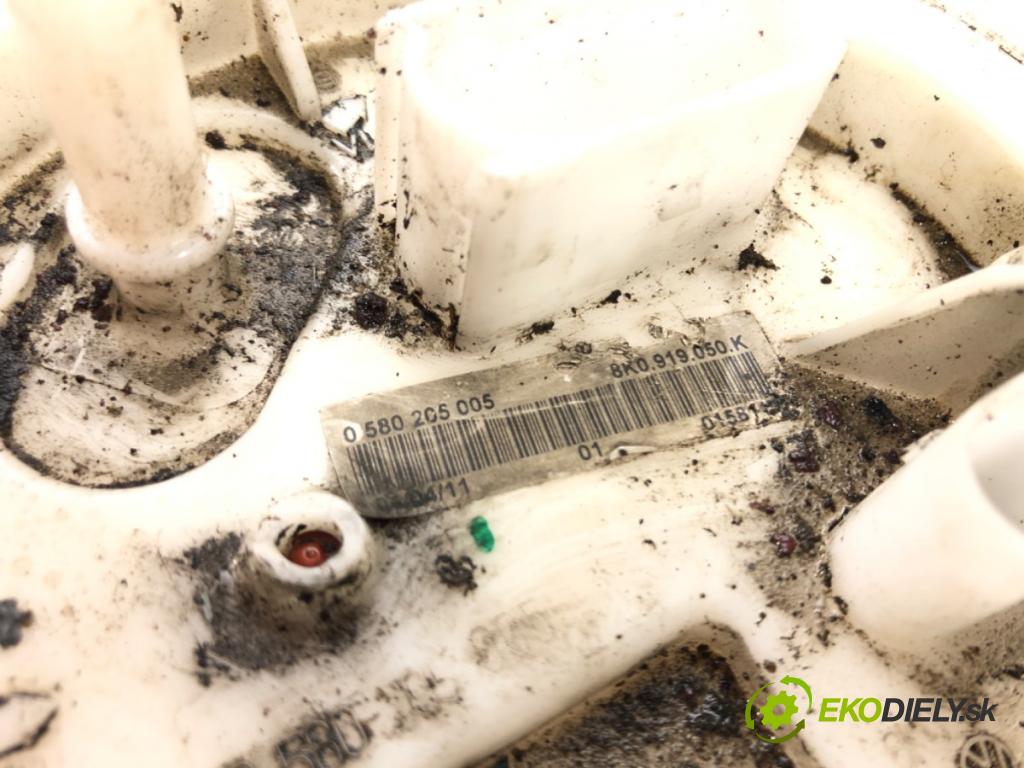 AUDI A4 B8 Avant (8K5) 2007 - 2015    2.0 TDI quattro 105 kW [143 KM] olej napędowy 2008  Pumpa paliva vnútorná 8K0919050K (Palivové pumpy, čerpadlá, plaváky)