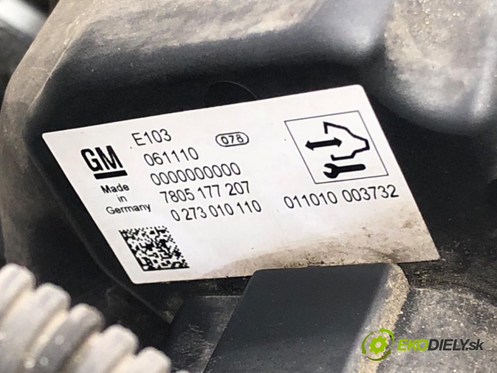 OPEL ASTRA J (P10) 2009 - 2015    1.6 Turbo (68) 132 kW [180 KM] benzyna 2009 - 2015  riadenie 13335004 (Riadenia)