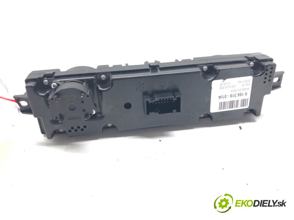 BMW X5 (E70) 2006 - 2013    3.0 si 200 kW [272 KM] benzyna 2006 - 2008  Panel ovládania kúrenia 9166318 (Prepínače, spínače, tlačidlá a ovládače kúrenia)