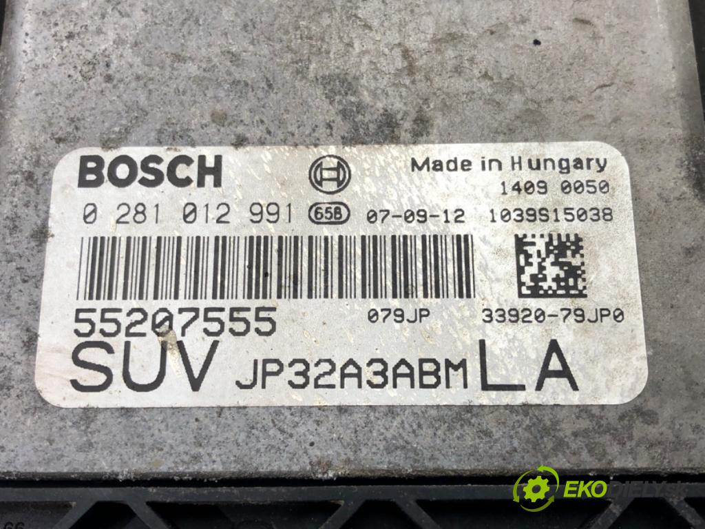 FIAT SEDICI (189_) 2006 - 2014    1.9 D Multijet 88 kW [120 KM] olej napędowy 2006 -  riadiaca jednotka Motor 55207555 0281012991 (Riadiace jednotky)