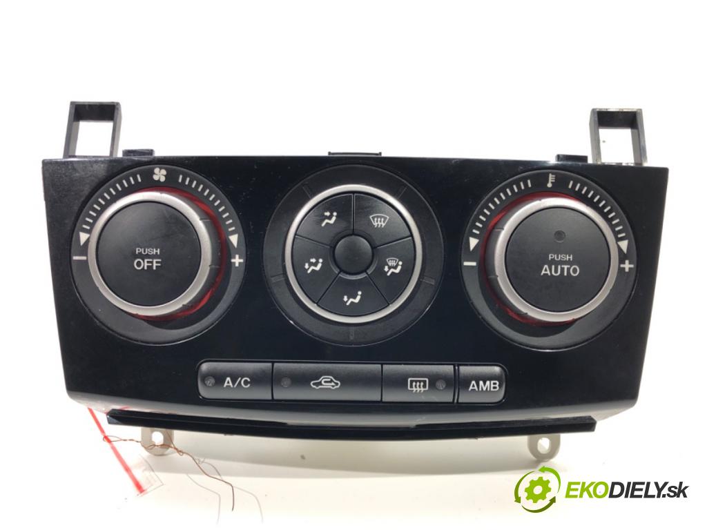 MAZDA 3 (BK) 2003 - 2009    1.6 DI Turbo 80 kW [109 KM] olej napędowy 2004 - 2  Panel ovládania kúrenia K1900BAB4 (Prepínače, spínače, tlačidlá a ovládače kúrenia)