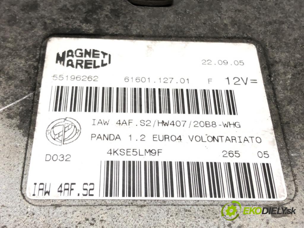 FIAT PANDA (169_) 2003 - 2022    1.2 (169.AXB11, 169.AXB1A) 44 kW [60 KM] benzyna 2  riadiaca jednotka Motor 55196262 (Riadiace jednotky)