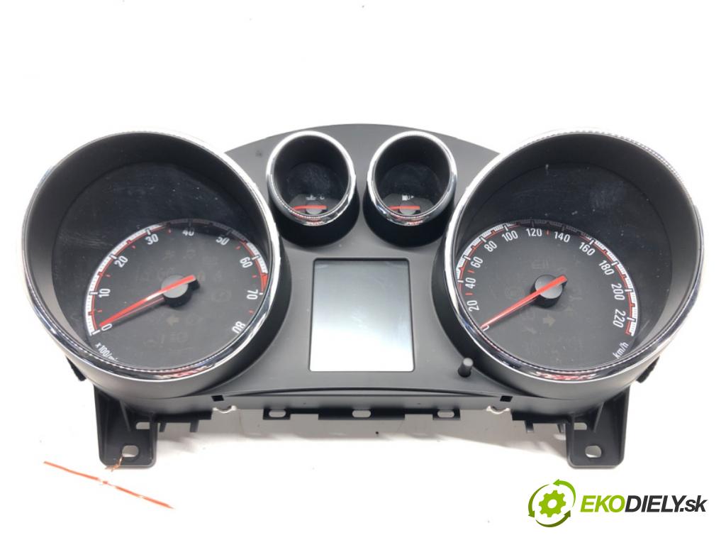 OPEL MERIVA B nadwozie wielkoprzestrzenne (MPV) (S10) 2010 - 2017    1.4 LPG (75) 88 kW [120 KM] Benzyna / gaz samochod  Prístrojovka 13430868 (Prístrojové dosky, displeje)
