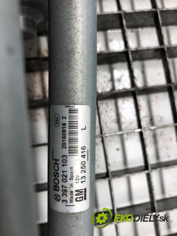 OPEL MERIVA B nadwozie wielkoprzestrzenne (MPV) (S10) 2010 - 2017    1.4 LPG (75) 88 kW [120 KM] Benzyna / gaz samochod  Mechanizmus stieračov predný 13250416 (Motorčeky stieračov predné)