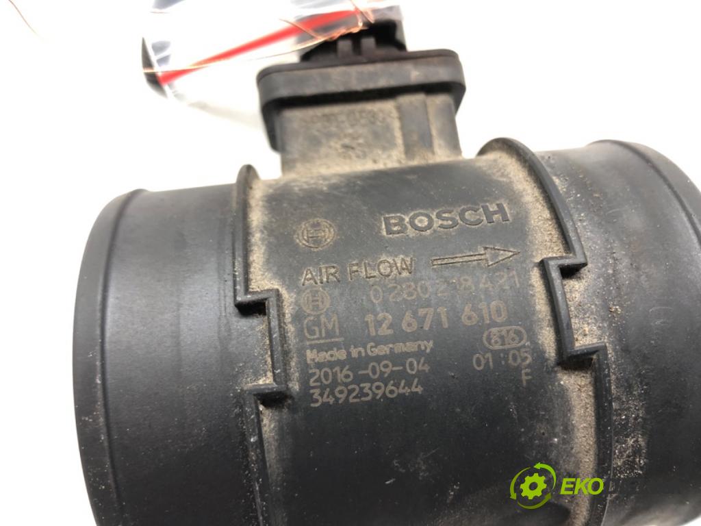 OPEL MERIVA B nadwozie wielkoprzestrzenne (MPV) (S10) 2010 - 2017    1.4 LPG (75) 88 kW [120 KM] Benzyna / gaz samochod  Váha vzduchu 12671610 (Váhy vzduchu)