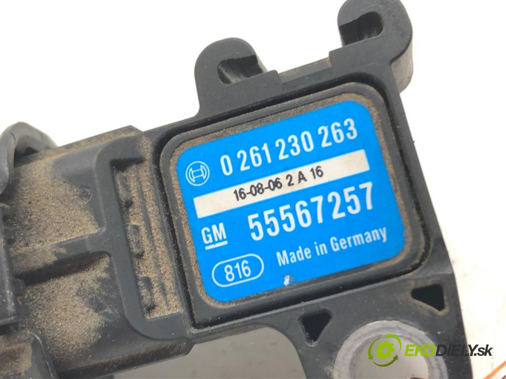 OPEL MERIVA B nadwozie wielkoprzestrzenne (MPV) (S10) 2010 - 2017    1.4 LPG (75) 88 kW [120 KM] Benzyna / gaz samochod  MAP senzor 55567257 (Ostatné)