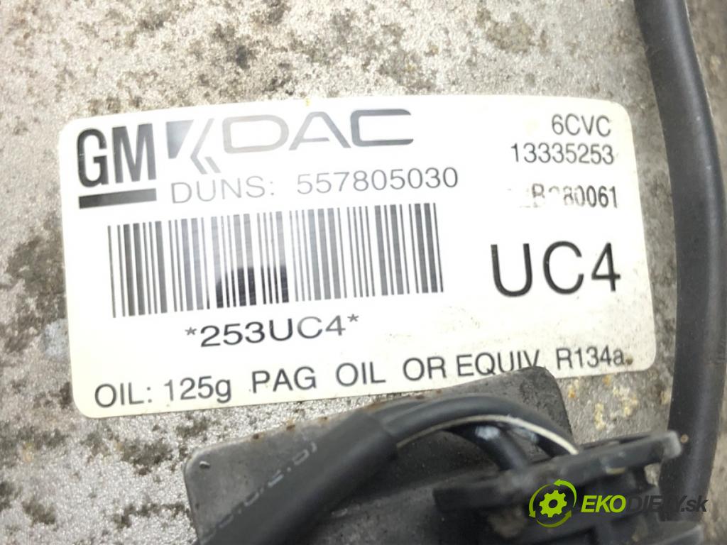 CHEVROLET CRUZE Station Wagon (J308) 2012 - 2022    1.4 103 kW [140 KM] benzyna 2012 - 2022  kompresor klimatizace 557805030 (Kompresory)