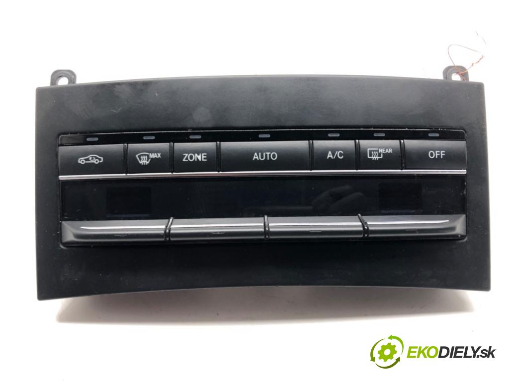 MERCEDES-BENZ KLASA E (W212) 2009 - 2016    E 200 CDI / BlueTEC (212.005, 212.006) 100 kW [136  Panel ovládania kúrenia A2129006527 (Prepínače, spínače, tlačidlá a ovládače kúrenia)