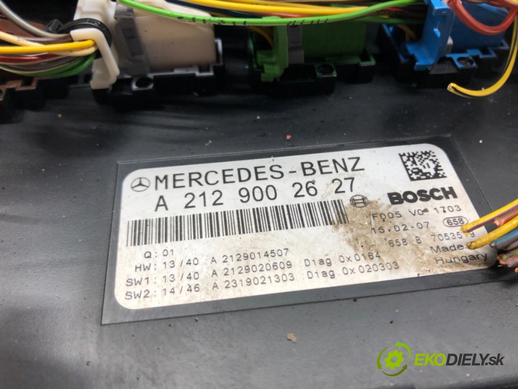 MERCEDES-BENZ KLASA E (W212) 2009 - 2016    E 200 CDI / BlueTEC (212.005, 212.006) 100 kW [136  Modul SAM A2129002627 (Ostatné)