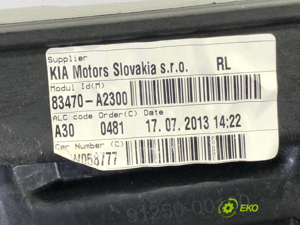 KIA CEED (JD) 2012 - 2018    1.6 GDI 99 kW [135 KM] benzyna 2012 - 2018  mechanismus okna levý zadní část 83470-A2300