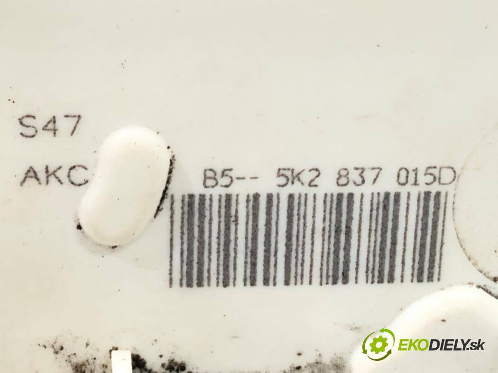 VW GOLF VII (5G1, BQ1, BE1, BE2) 2012 - 2022    1.6 TDI 77 kW [105 KM] olej napędowy 2012 - 2017  zámok dveře levý přední část 5K2837015D