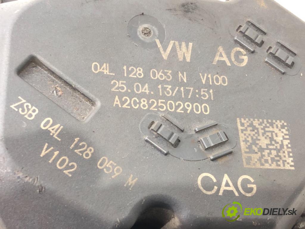 VW GOLF VII (5G1, BQ1, BE1, BE2) 2012 - 2022    1.6 TDI 77 kW [105 KM] olej napędowy 2012 - 2017  Škrtiaca klapka 04L128063N (Škrtiace klapky)