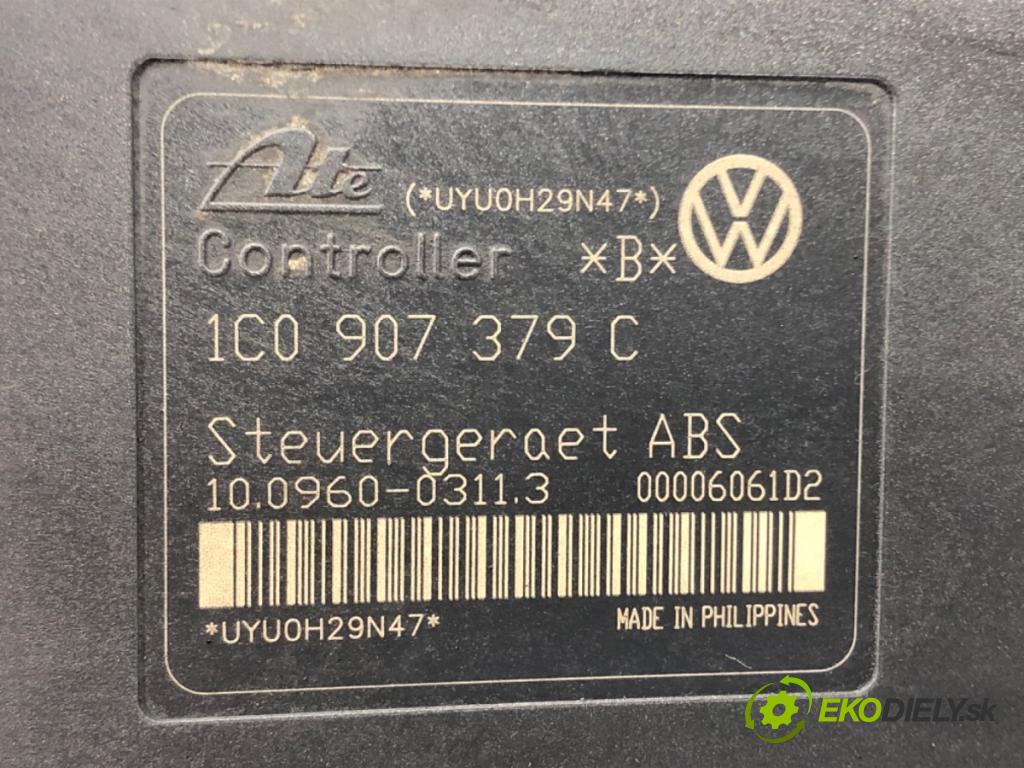 VW GOLF IV (1J1) 1997 - 2008    1.9 SDI 50 kW [68 KM] olej napędowy 1997 - 2005  Pumpa ABS 1C0907379C (Pumpy ABS)