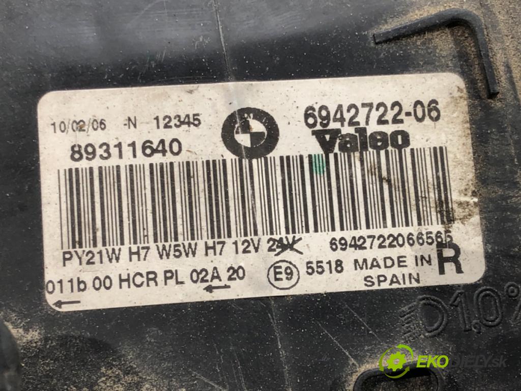 BMW 3 (E90) 2004 - 2012    320 i 110 kW [150 KM] benzyna 2004 - 2007  Svetlomet pravy predný 6942722
