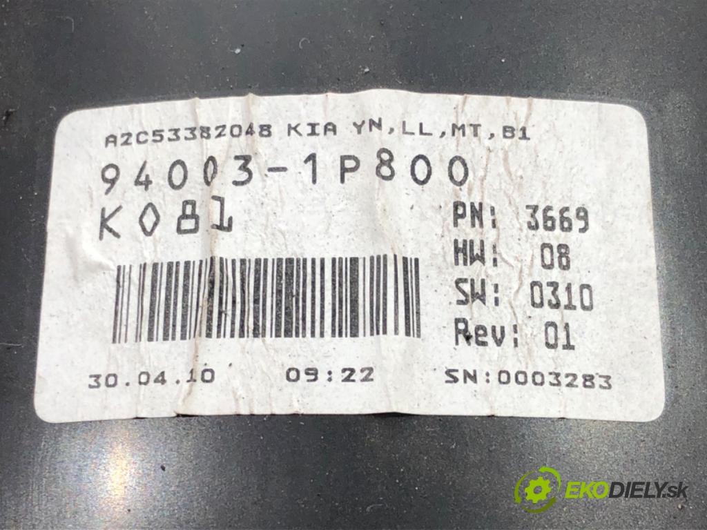 KIA VENGA (YN) 2010 - 2022    1.6 CVVT 92 kW [125 KM] benzyna 2010 - 2022  Prístrojovka 94003-1P800 (Prístrojové dosky, displeje)