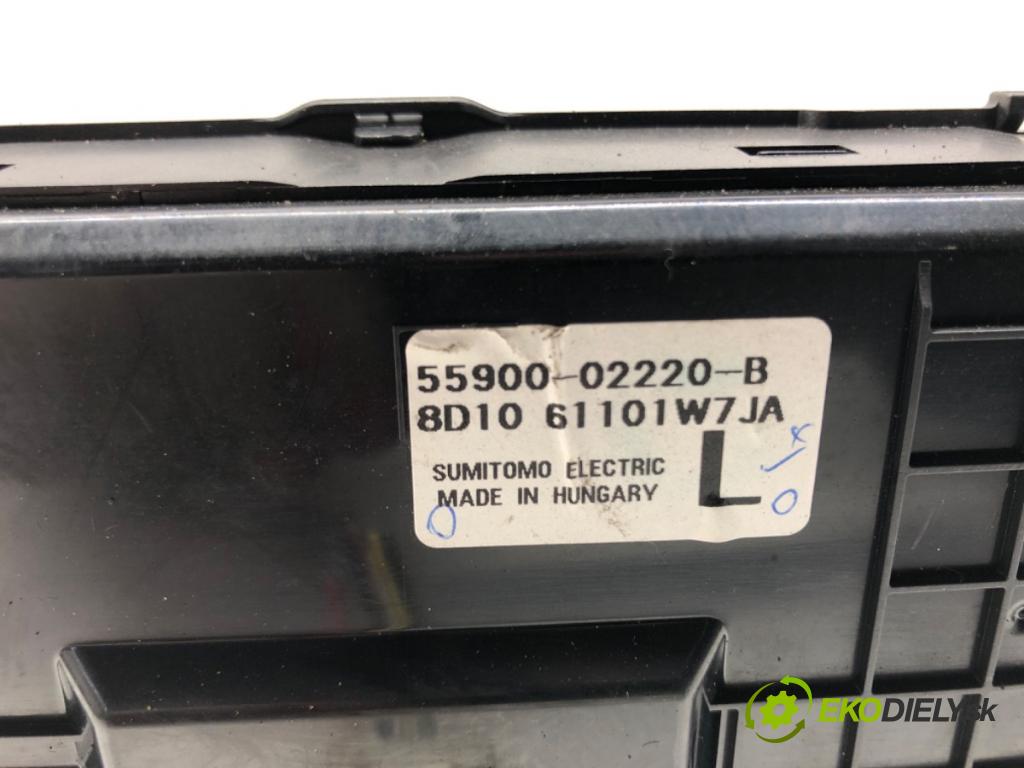 TOYOTA AURIS (_E15_) 2006 - 2012    1.6 (ZRE151_) 91 kW [124 KM] benzyna 2007 - 2012  Panel ovládania kúrenia 55900-02220-B (Prepínače, spínače, tlačidlá a ovládače kúrenia)