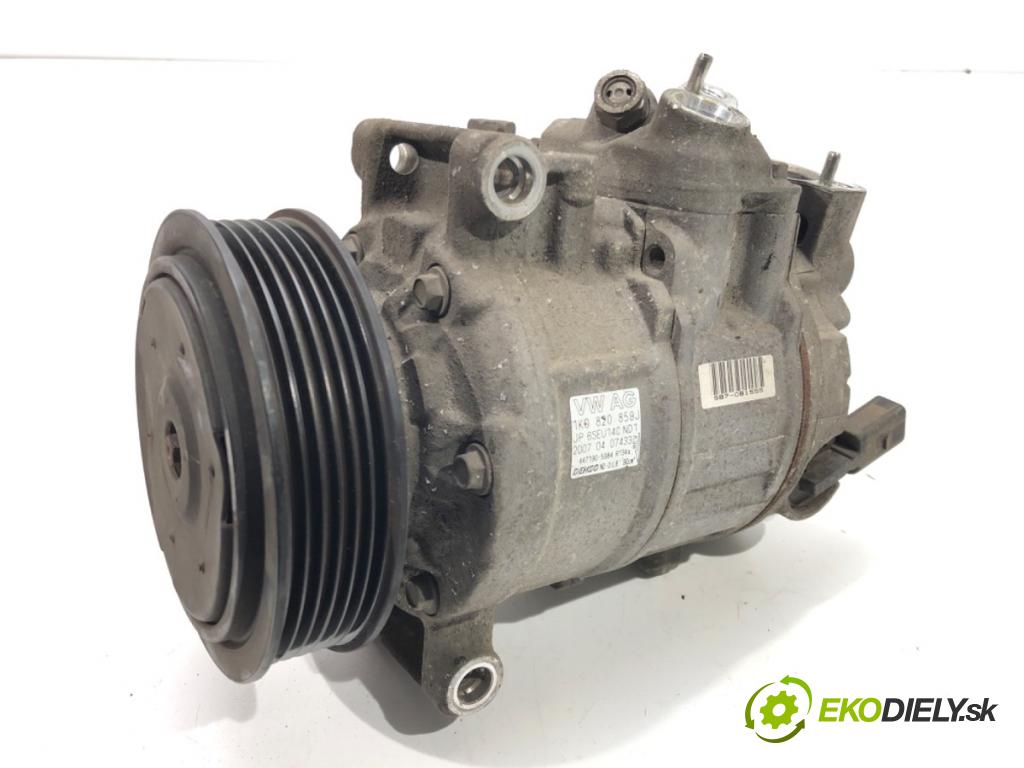 SKODA OCTAVIA II Combi (1Z5) 2004 - 2013    1.6 75 kW [102 KM] benzyna 2004 - 2013  kompresor klimatizace 1K0820859J (Kompresory)
