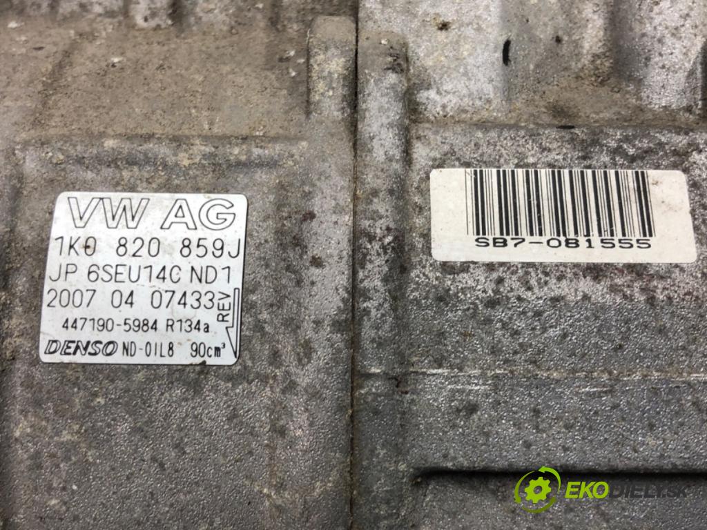 SKODA OCTAVIA II Combi (1Z5) 2004 - 2013    1.6 75 kW [102 KM] benzyna 2004 - 2013  kompresor klimatizace 1K0820859J (Kompresory)