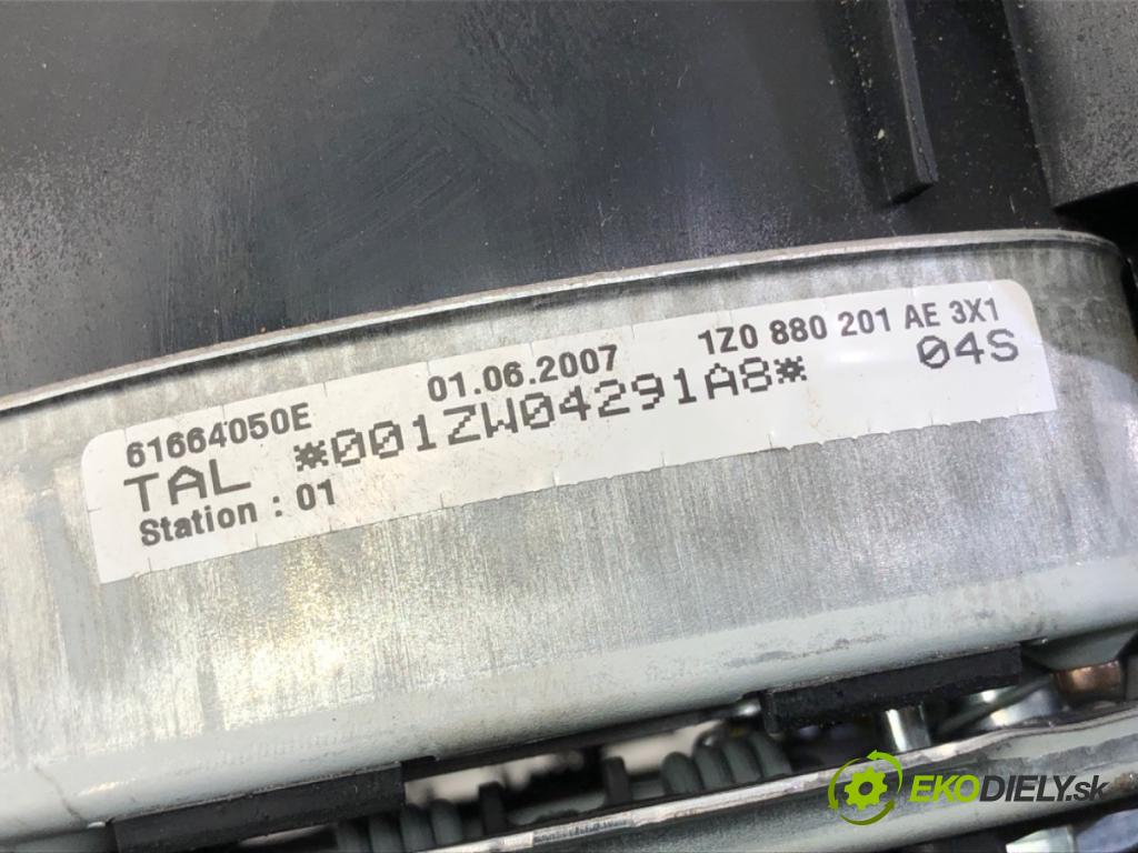 SKODA OCTAVIA II Combi (1Z5) 2004 - 2013    1.6 75 kW [102 KM] benzyna 2004 - 2013  Palubná doska silentbloku airbag pasy