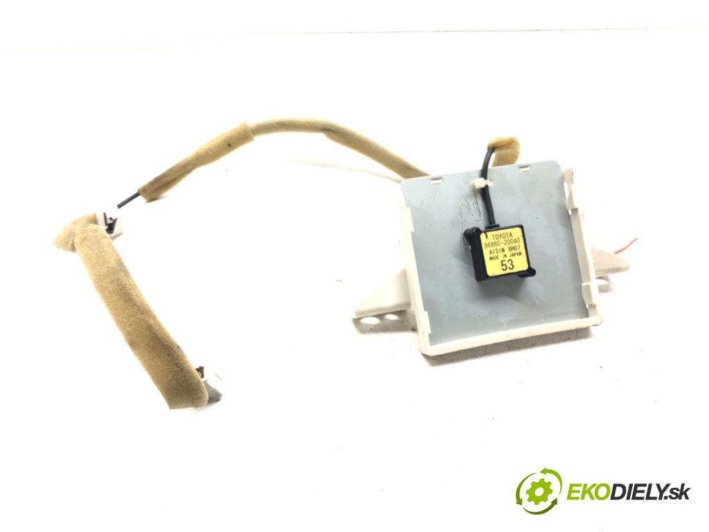 TOYOTA AVENSIS sedan (_T27_) 2008 - 2018    2.2 D-4D (ADT271_) 130 kW [177 KM] olej napędowy 2  Zosilňovač Antenní: 86860-20040 (Zosilňovače)