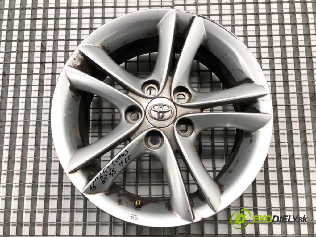TOYOTA ---    ---  disk 16 6,5J 5X114,3 ET39 stred CENTR. 60 PZ474-T0675-Z