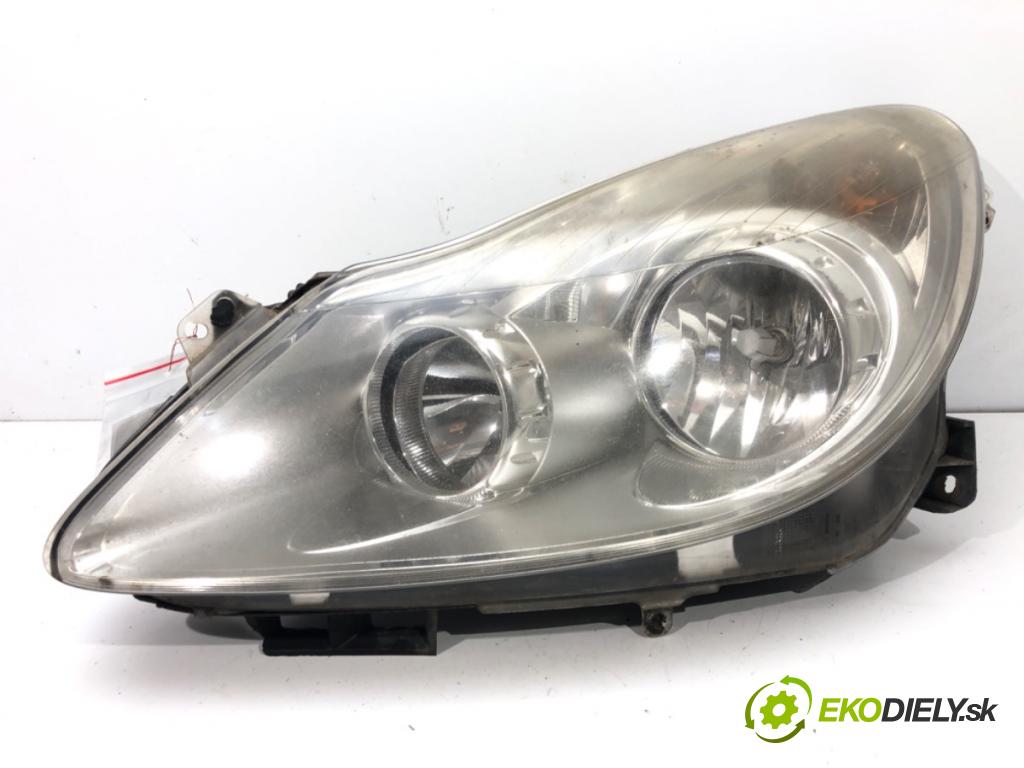 OPEL CORSA D (S07) 2006 - 2014    1.3 CDTI (L08, L68) 55 kW [75 KM] olej napędowy 20  Svetlomet ľavy predný 13186381