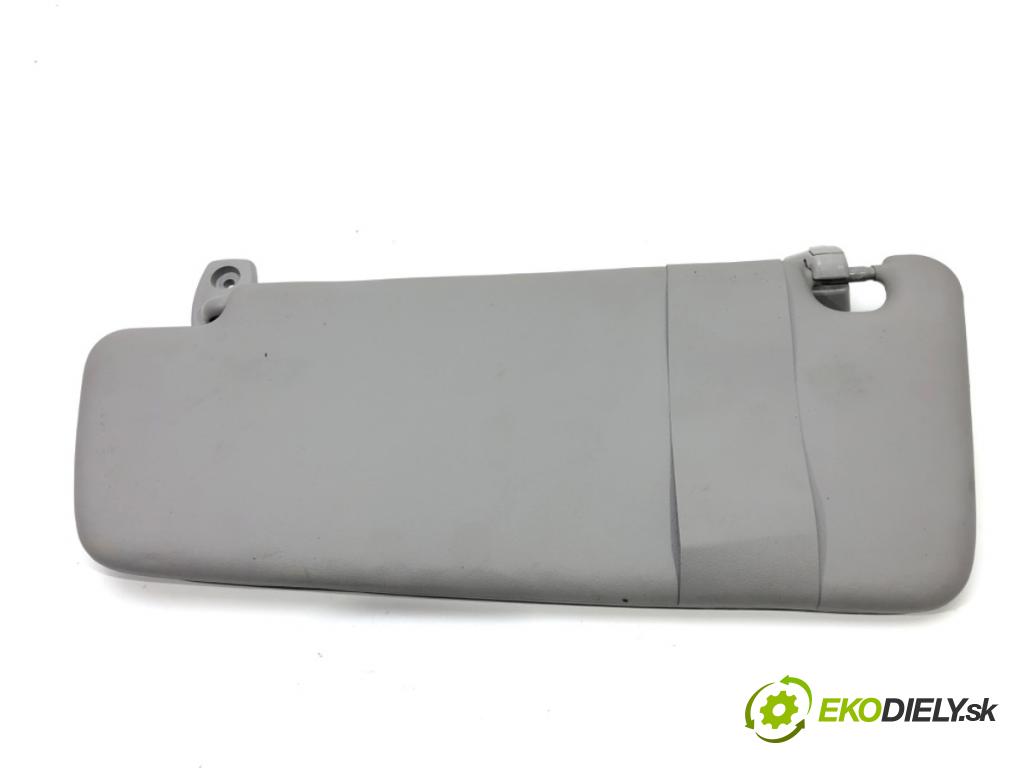 OPEL CORSA D (S07) 2006 - 2014    1.3 CDTI (L08, L68) 55 kW [75 KM] olej napędowy 20  Clona slnečná ľavy