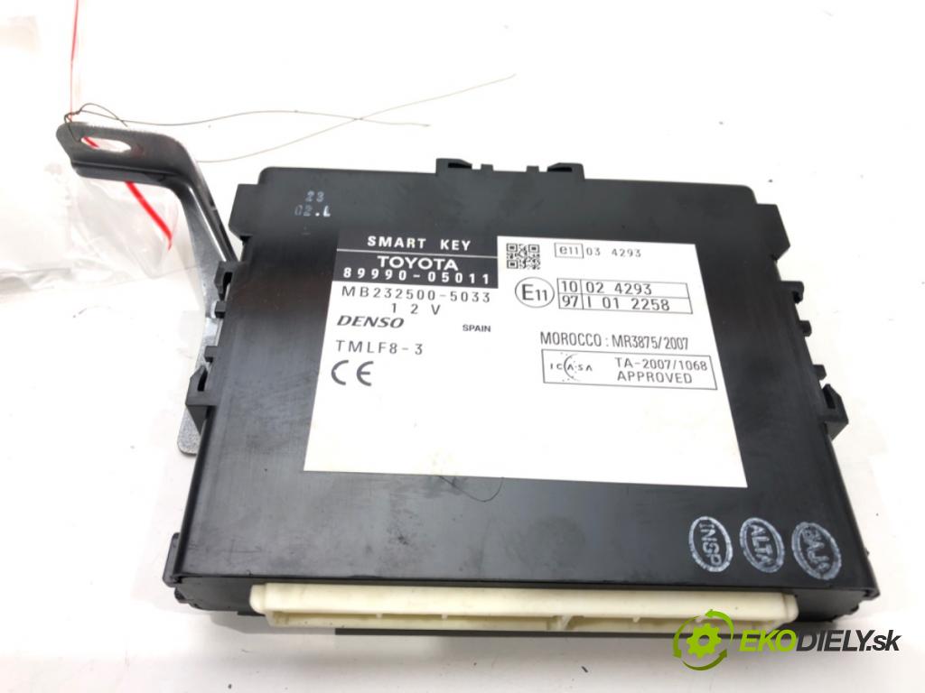 TOYOTA AVENSIS sedan (_T27_) 2008 - 2018    2.2 D-4D (ADT271_) 130 kW [177 KM] olej napędowy 2  Modul Riadiaca jednotka 89990-05011 (Ostatné)