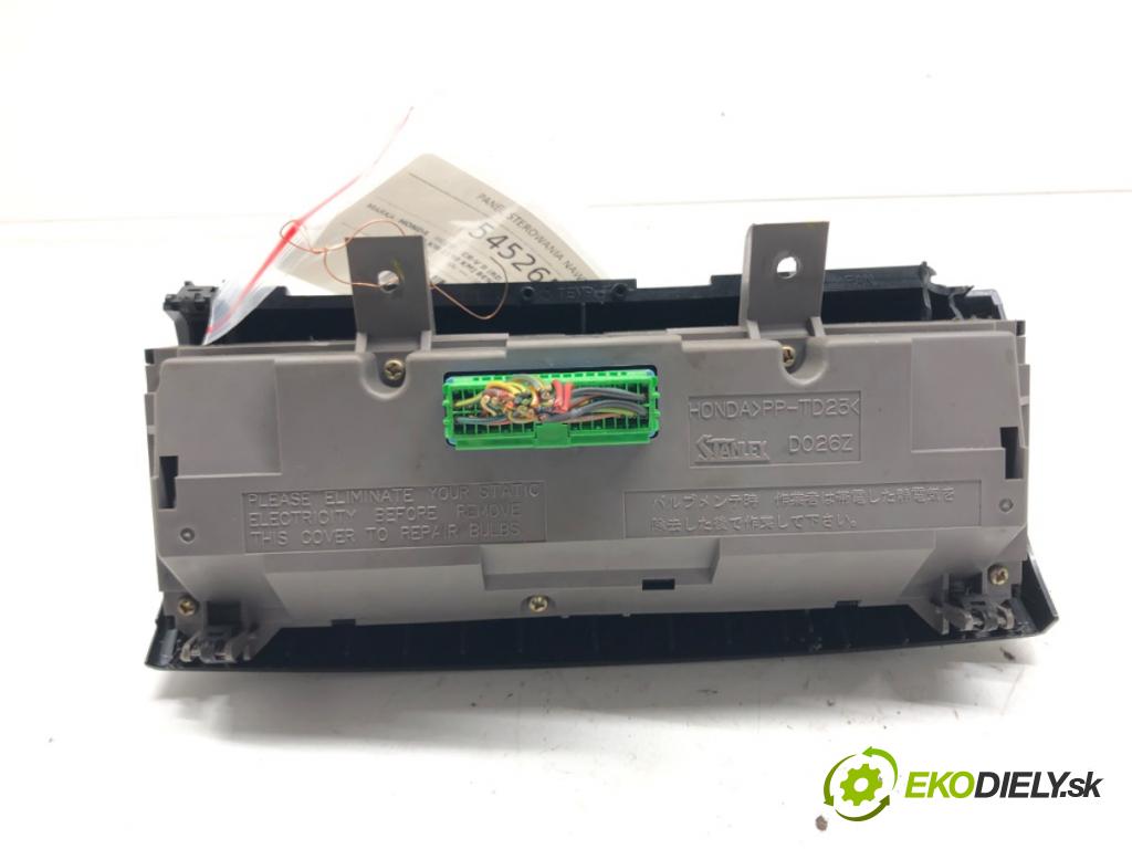 HONDA CR-V II (RD_) 2001 - 2007    2.0 (RD5) 110 kW [150 KM] benzyna 2001 - 2007  Panel ovládania kúrenia  (Prepínače, spínače, tlačidlá a ovládače kúrenia)
