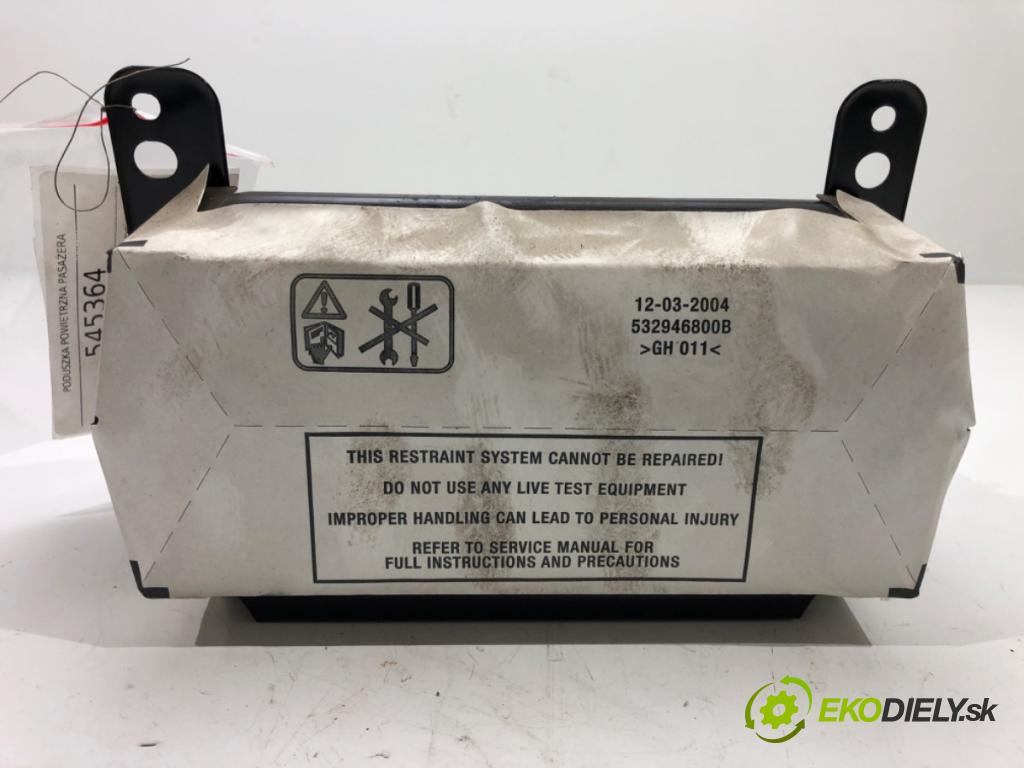 MINI MINI (R50, R53) 2001 - 2006    Cooper S 120 kW [163 KM] benzyna 2002 - 2006  AirBag spolujazdca 7056934 (Airbagy)