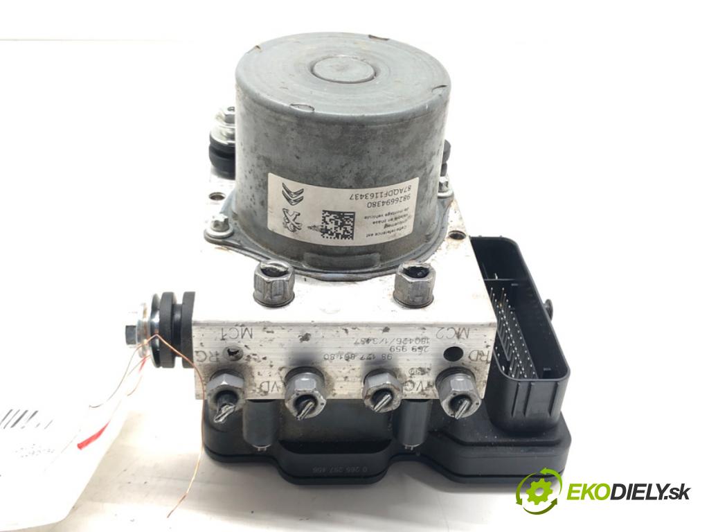 PEUGEOT 308 II (LB_, LP_, LW_, LH_, L3_) 2013 - 2021    1.2 THP 130 96 kW [131 KM] benzyna 2013 - 2021  Pumpa ABS 9826694380 (Pumpy ABS)