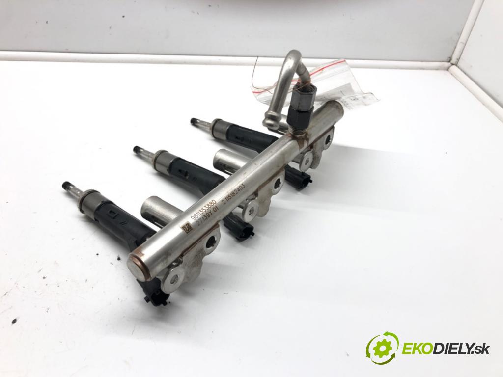 PEUGEOT 308 II (LB_, LP_, LW_, LH_, L3_) 2013 - 2021    1.2 THP 130 96 kW [131 KM] benzyna 2013 - 2021  Lišta vstrekovacia 9811353880 (Vstrekovacie lišty)