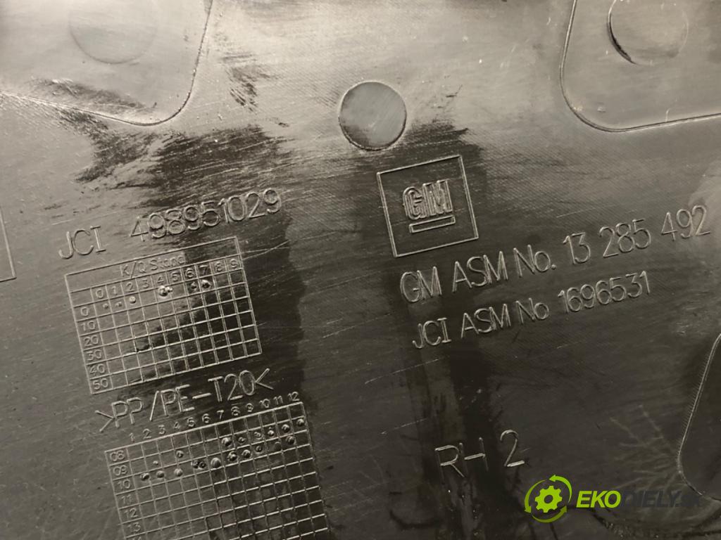 OPEL ASTRA J Sports Tourer (P10) 2010 - 2015    1.6 (35) 85 kW [116 KM] benzyna 2010 - 2015  Tunel stredový  (Stredový tunel / panel)