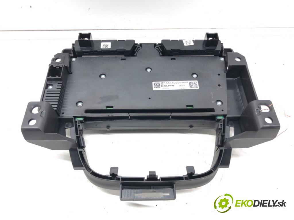 OPEL ASTRA J Sports Tourer (P10) 2010 - 2015    1.6 (35) 85 kW [116 KM] benzyna 2010 - 2015  Panel ovládania radia 13346050 (Prepínače, spínače, tlačidlá a ovládače kúrenia)