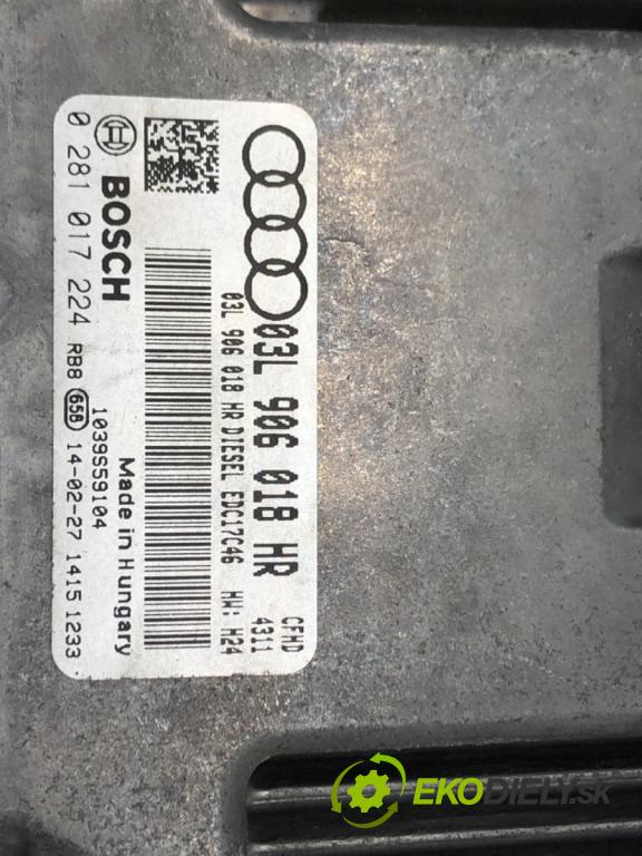 AUDI A1 (8X1, 8XK) 2010 - 2018    2.0 TDI 105 kW [143 KM] olej napędowy 2011 - 2015  riadiaca jednotka Motor 03L906018HR 0281017224 (Riadiace jednotky)
