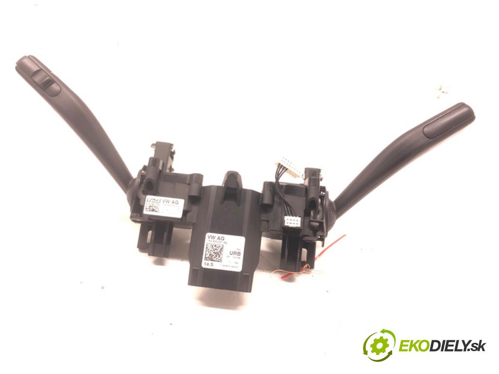 SKODA OCTAVIA II (1Z3) 2004 - 2013    1.6 LPG 75 kW [102 KM] Benzyna / gaz samochodowy (  Prepínač kombinovaný 1K5953521AE (Prepínače, spínače, tlačidlá a ovládače kúrenia)