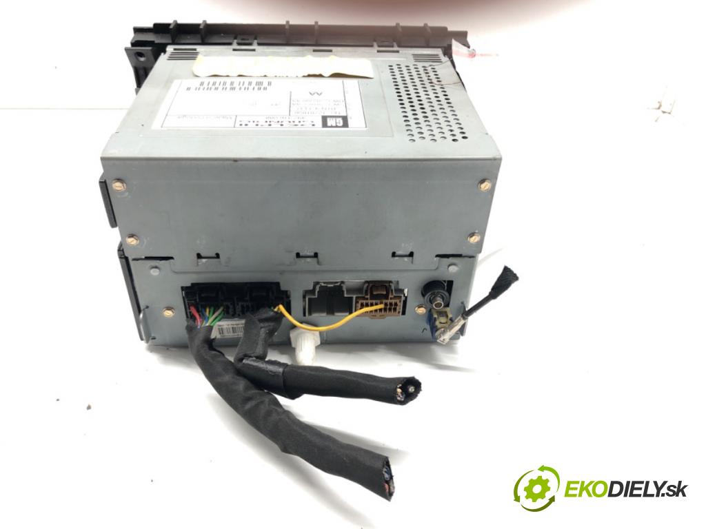 SAAB 9-3 (YS3F, E79, D79, D75) 2002 - 2015    1.9 TiD 88 kW [120 KM] olej napędowy 2004 - 2015  RADIO 12781856 (Audio zariadenia)