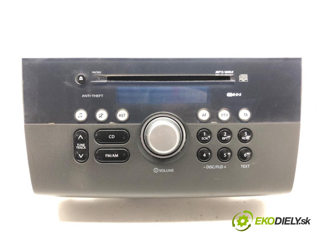 SUZUKI SWIFT III (MZ, EZ) 2005 - 2022    1.5 (RS 415) 75 kW [102 KM] benzyna 2005 - 2022  RADIO  (Audio zariadenia)