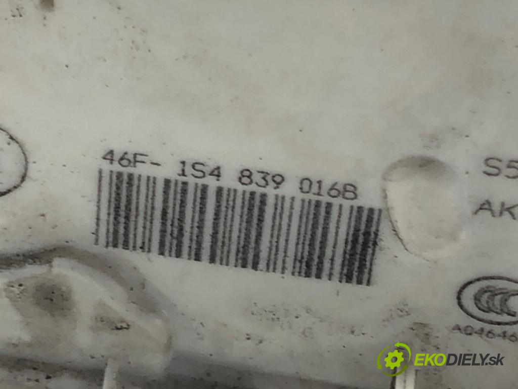 SKODA FABIA II (542) 2006 - 2014    1.2 51 kW [70 KM] benzyna 2007 - 2014  zámok dveře pravý zadní část 1S4839016B