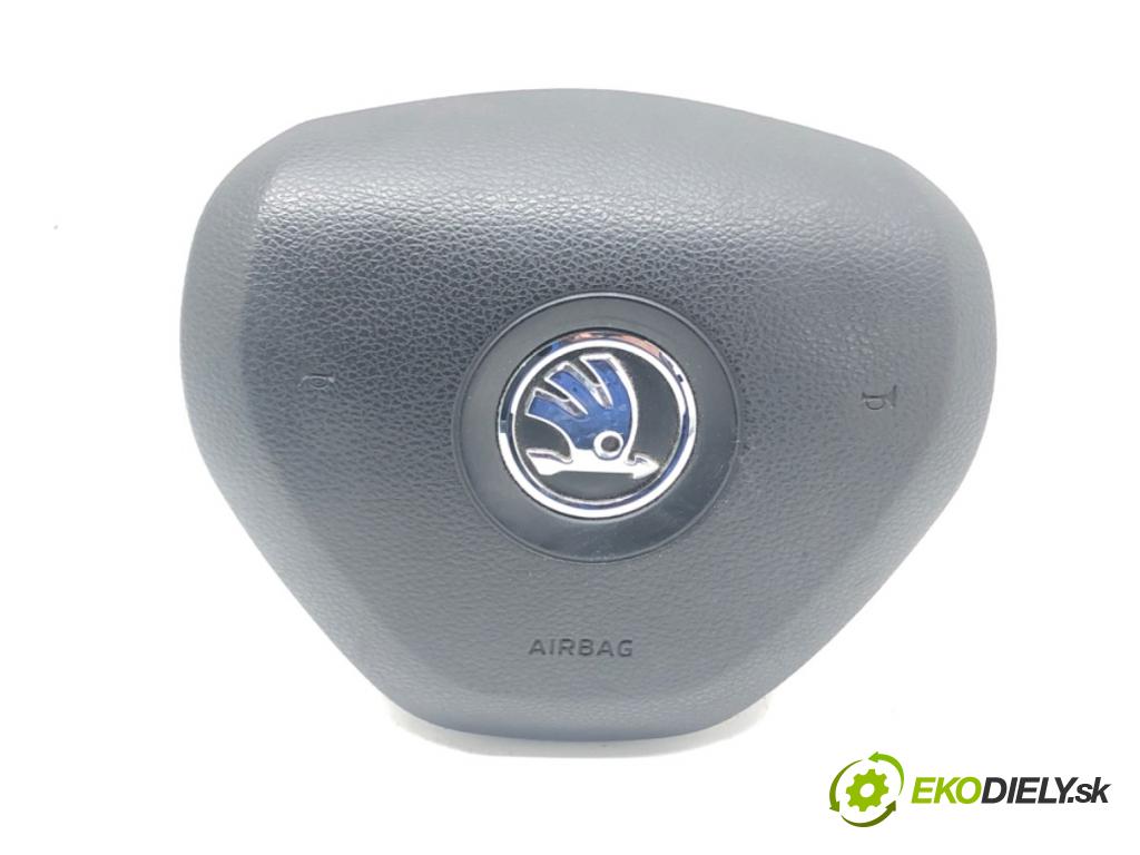 SKODA FABIA II (542) 2006 - 2014    1.2 51 kW [70 KM] benzyna 2007 - 2014  AirBag volantu 5E0880201 (Airbagy)