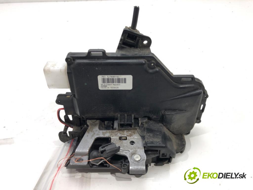 SKODA ROOMSTER Praktik (5J) 2007 - 2015    1.4 63 kW [86 KM] benzyna 2007 - 2015  zámok dveře levý zadní část 5J7839015C