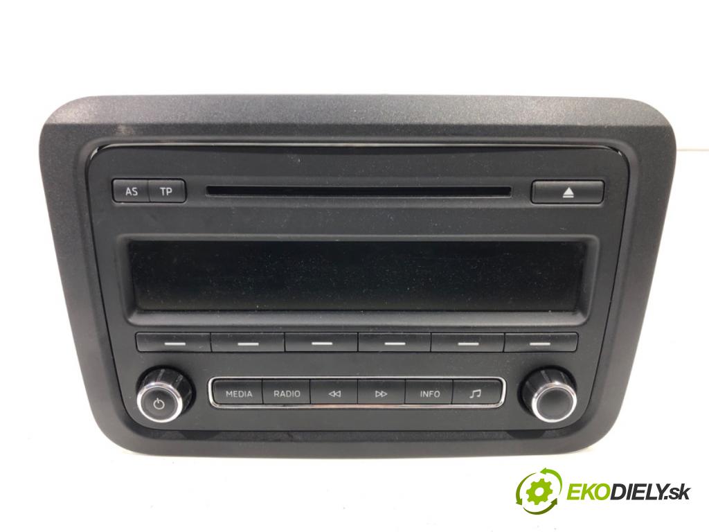 SKODA ROOMSTER Praktik (5J) 2007 - 2015    1.4 63 kW [86 KM] benzyna 2007 - 2015  RADIO 5J0035161G (Audio zariadenia)