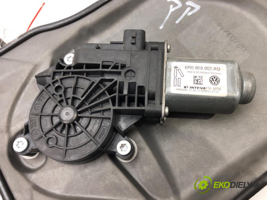 SKODA ROOMSTER Praktik (5J) 2007 - 2015    1.4 63 kW [86 KM] benzyna 2007 - 2015  mechanismus okna pravý přední část 6R0959802AQ