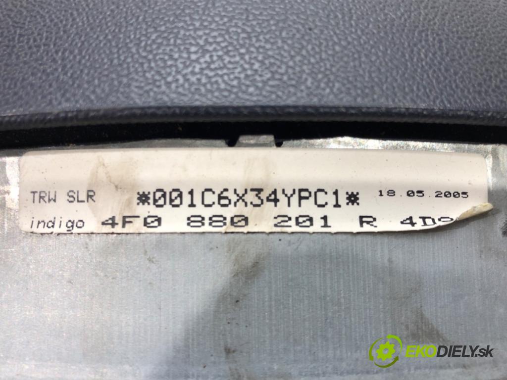 AUDI A6 C6 Avant (4F5) 2004 - 2011    2.4 130 kW [177 KM] benzyna 2005 - 2008  AirBag volantu 4F0880201R (Airbagy)