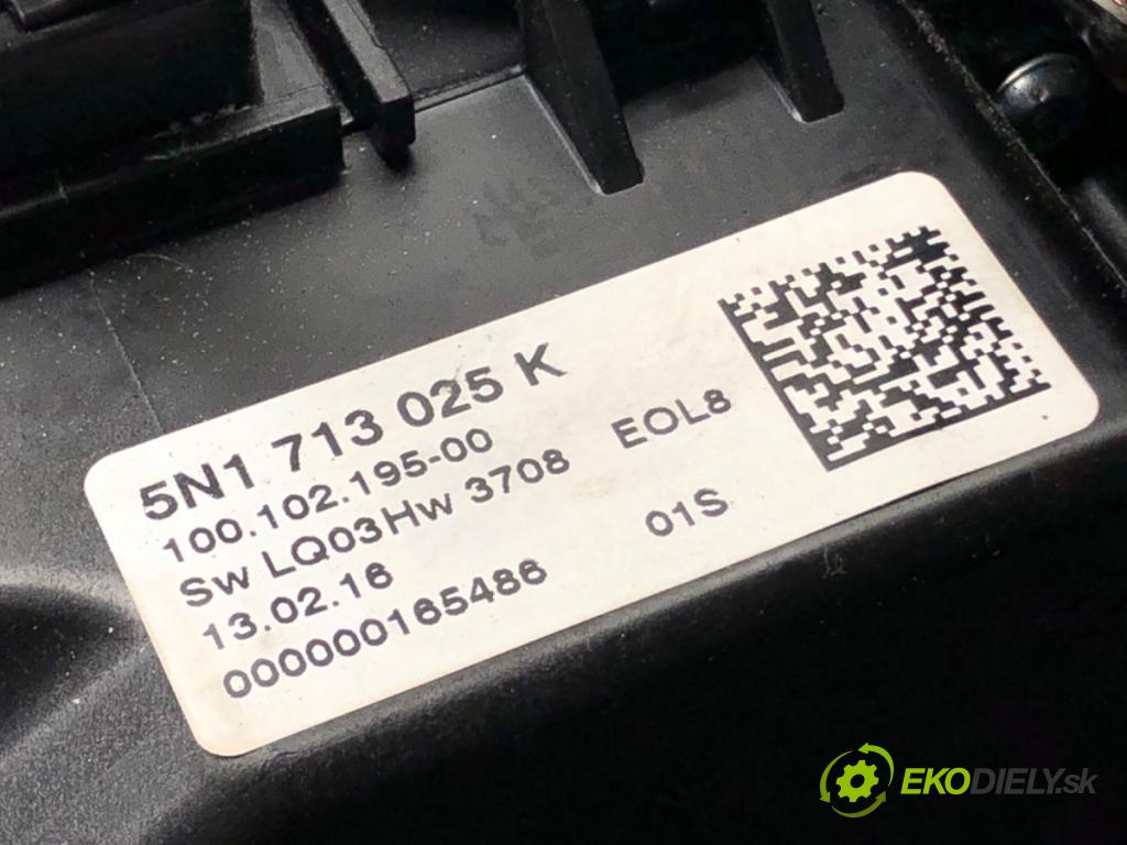 AUDI Q3 (8UB, 8UG) 2011 - 2018    2.0 TFSI quattro 147 kW [200 KM] benzyna 2014 - 20  Kulisa 5N1713025K (Rýchlostné páky / kulisy)