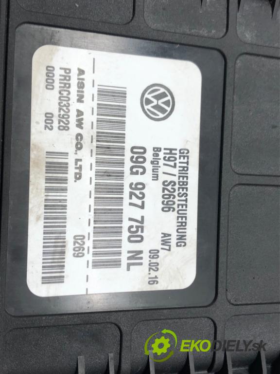 AUDI Q3 (8UB, 8UG) 2011 - 2018    2.0 TFSI quattro 147 kW [200 KM] benzyna 2014 - 20  Modul Riadiaca jednotka prevodovky 09G927750NL (Riadiace jednotky prevodovky)
